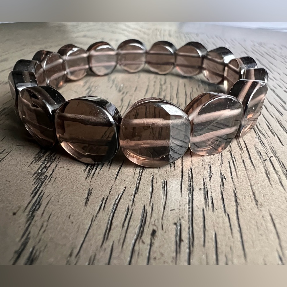 Ice obsidian soft bangle SIZE 6.5’